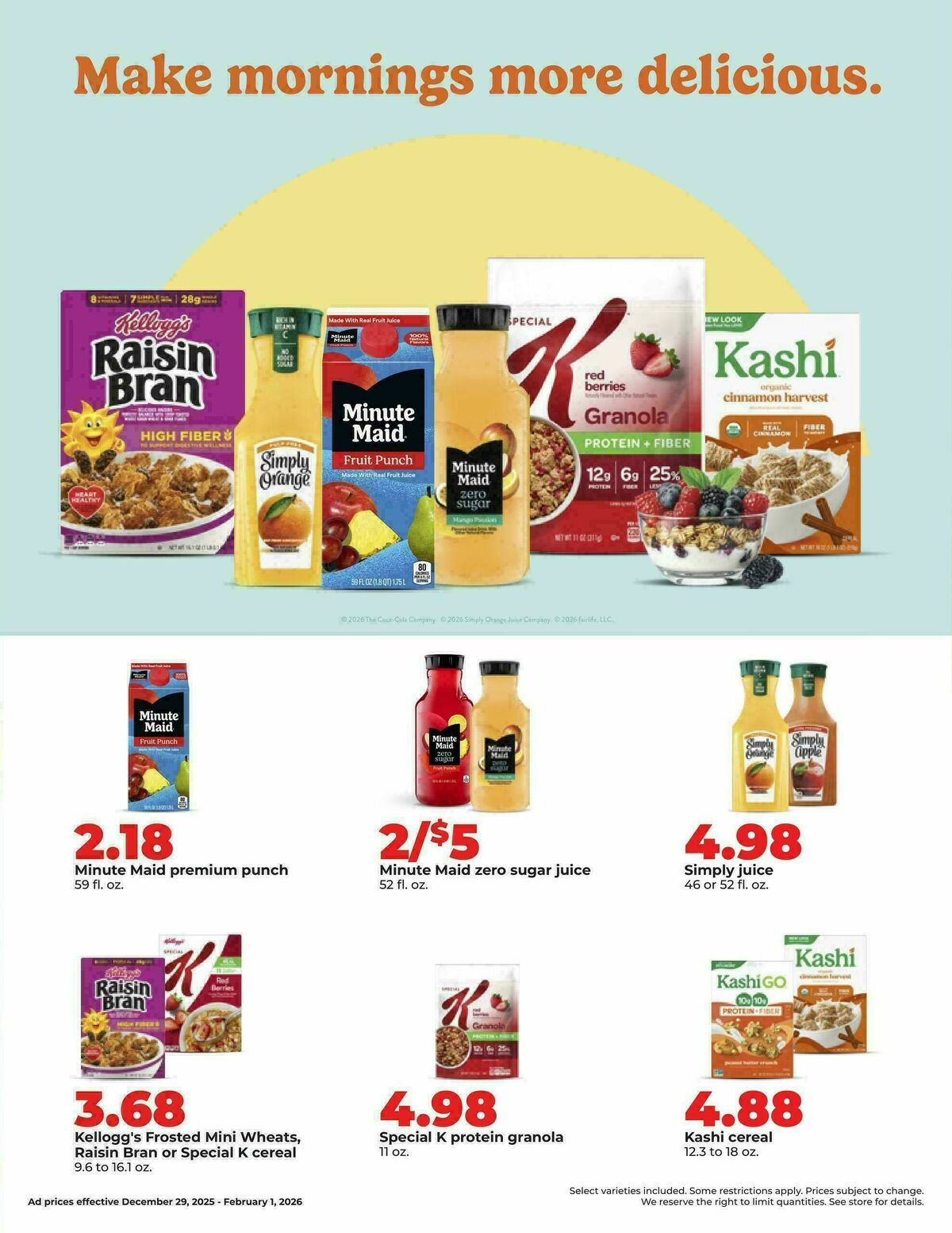 Hy-Vee January Deals Weekly Ad from December 29