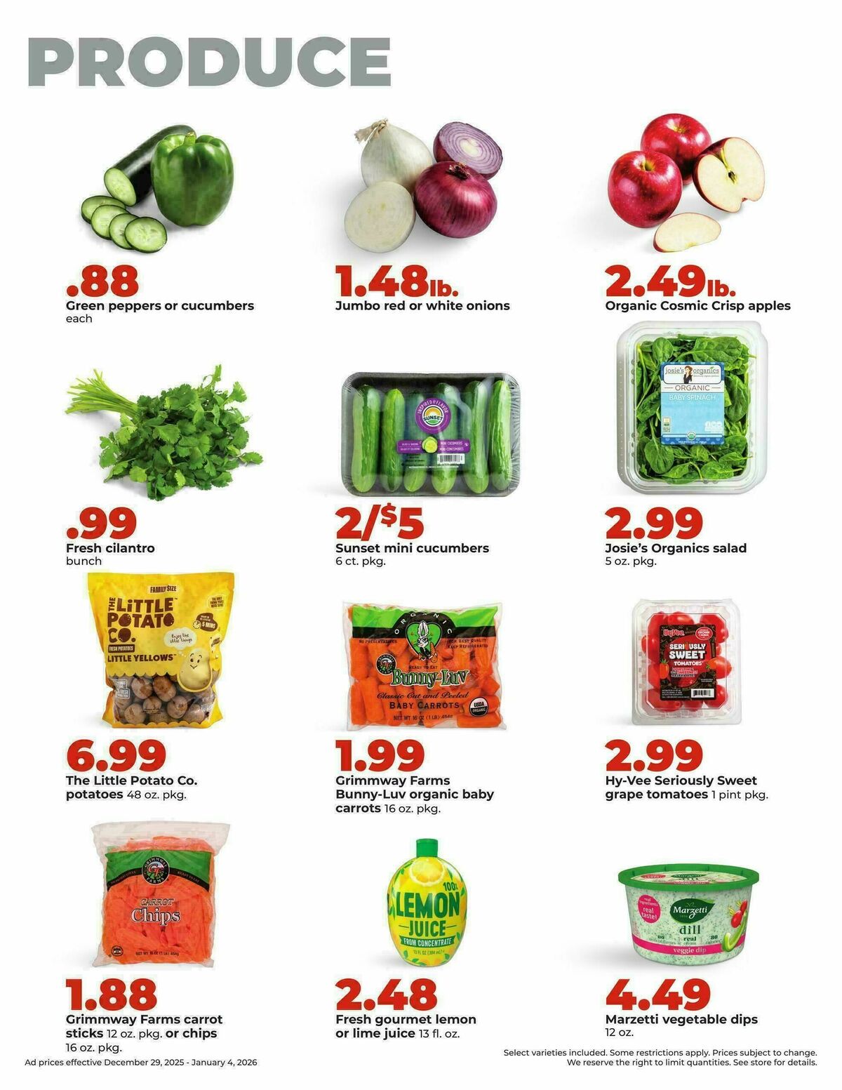 Hy-Vee Weekly Ad from December 29