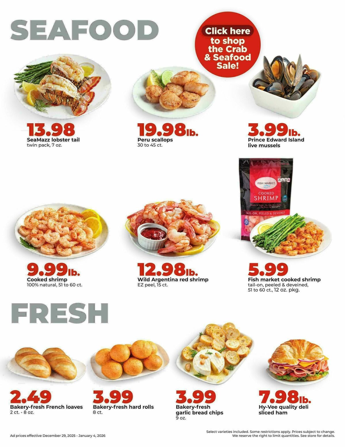 Hy-Vee Weekly Ad from December 29