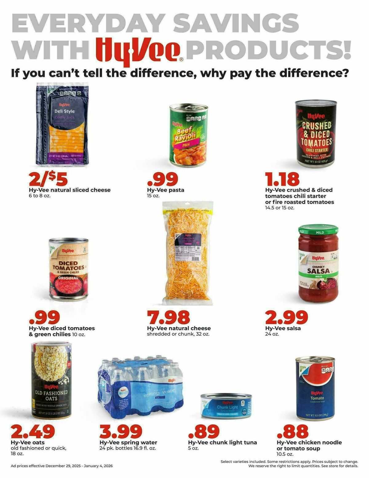 Hy-Vee Weekly Ad from December 29