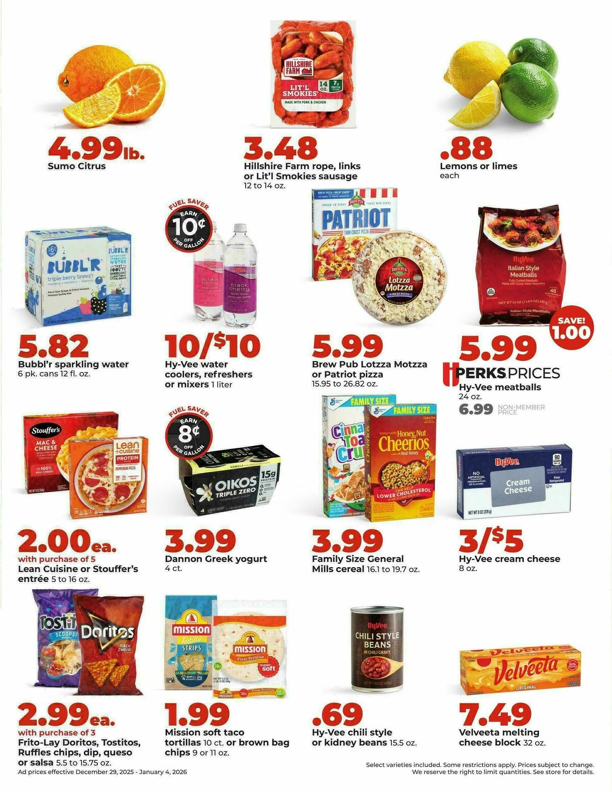 Hy-Vee Weekly Ad from December 29