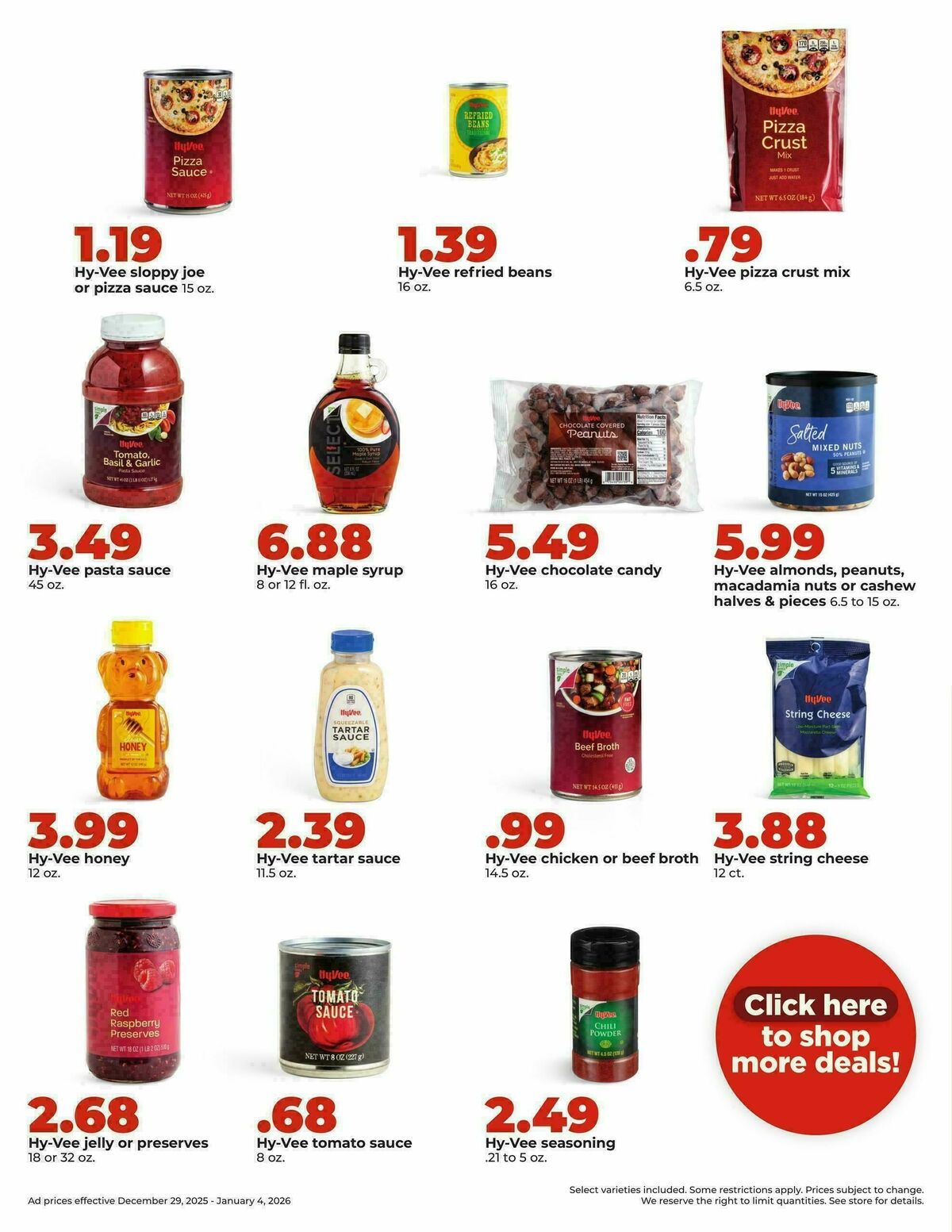 Hy-Vee Weekly Ad from December 29