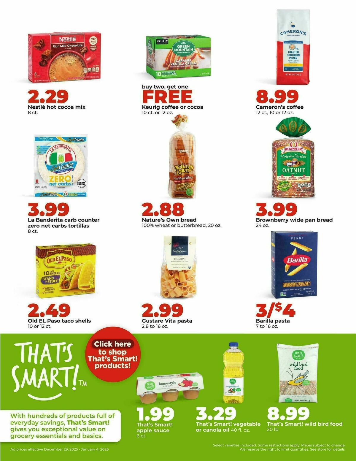 Hy-Vee Weekly Ad from December 29