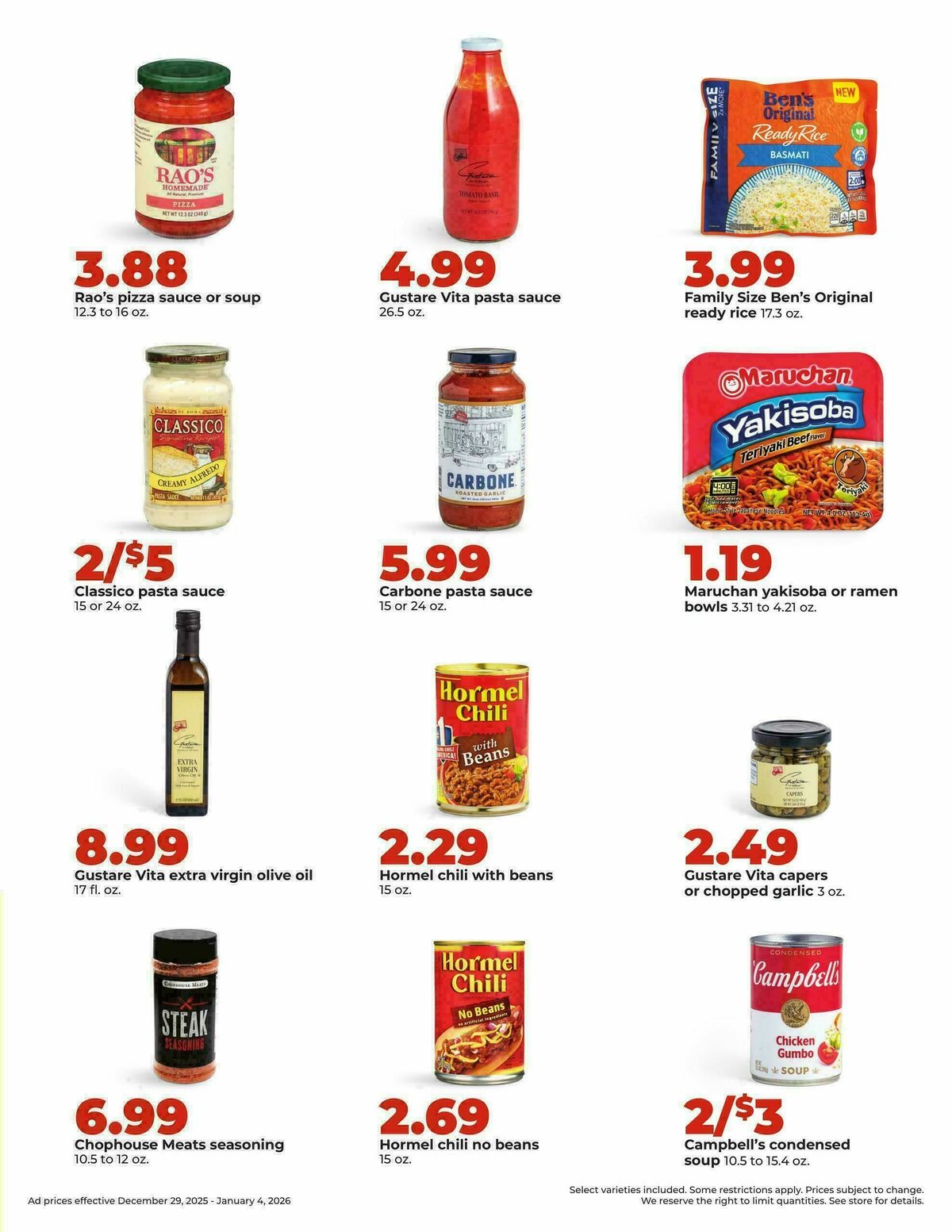 Hy-Vee Weekly Ad from December 29