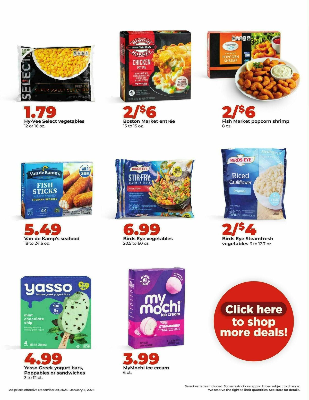 Hy-Vee Weekly Ad from December 29