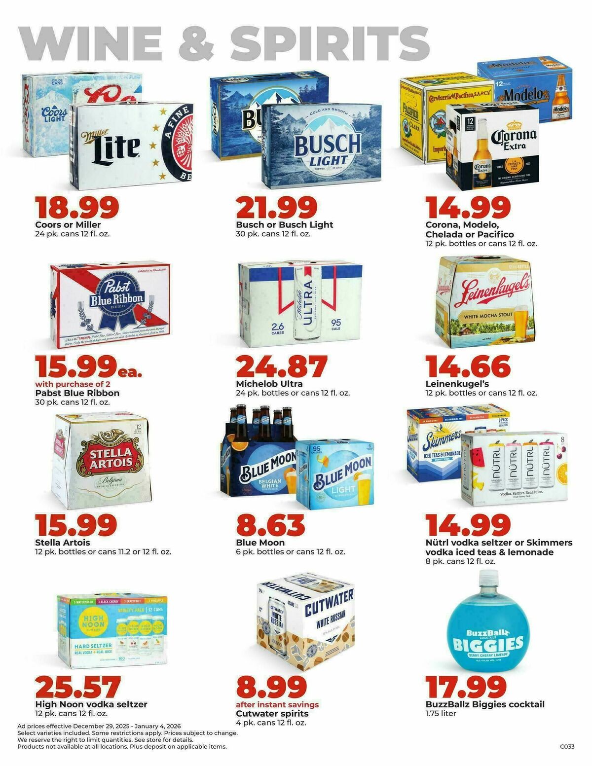 Hy-Vee Weekly Ad from December 29