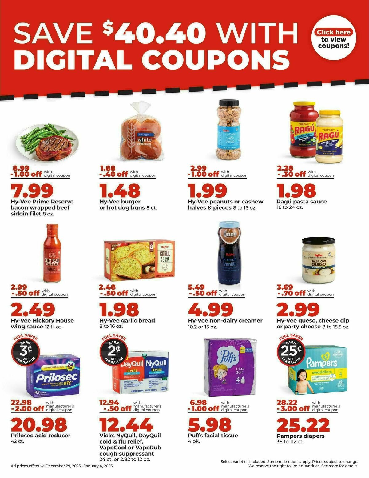 Hy-Vee Weekly Ad from December 29