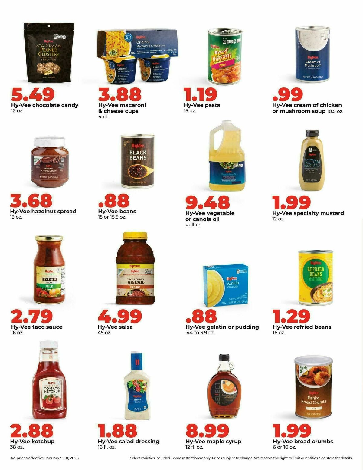 Hy-Vee Weekly Ad from January 5