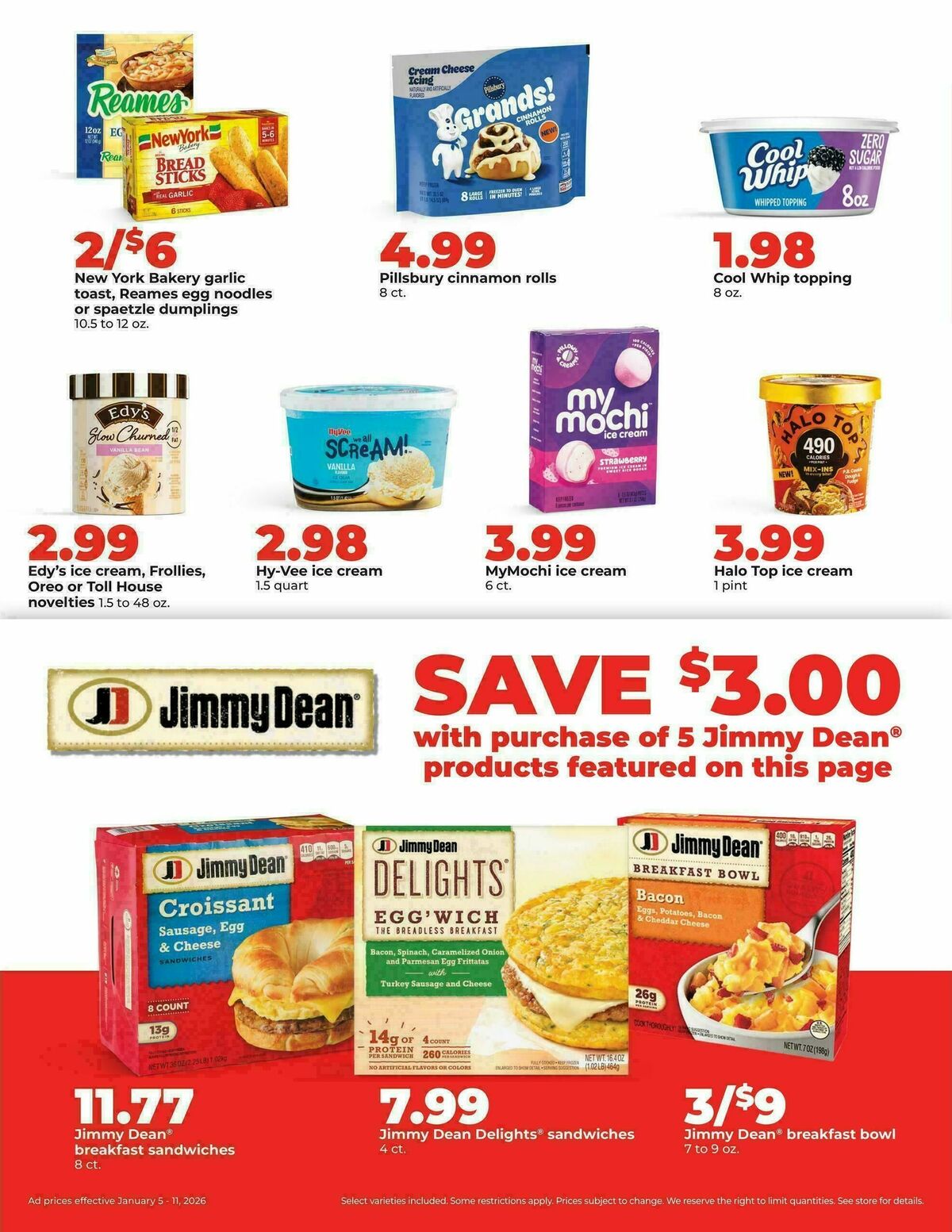 Hy-Vee Weekly Ad from January 5
