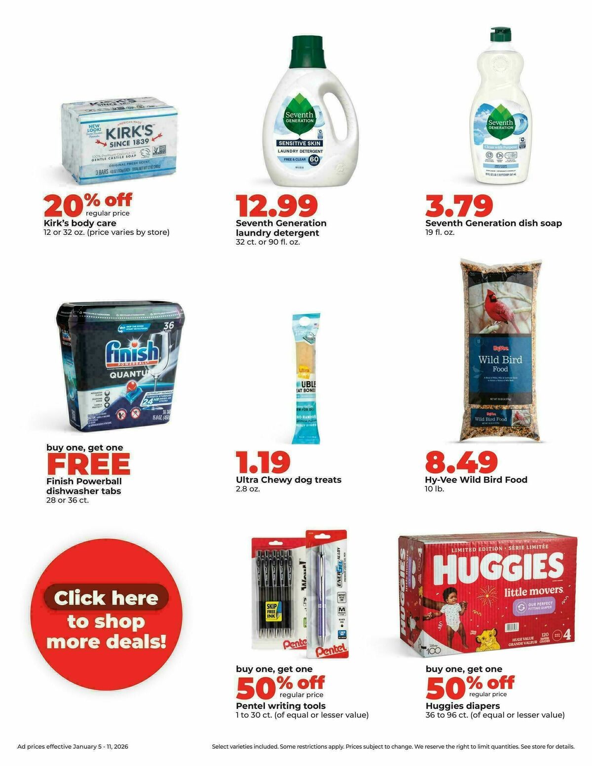 Hy-Vee Weekly Ad from January 5