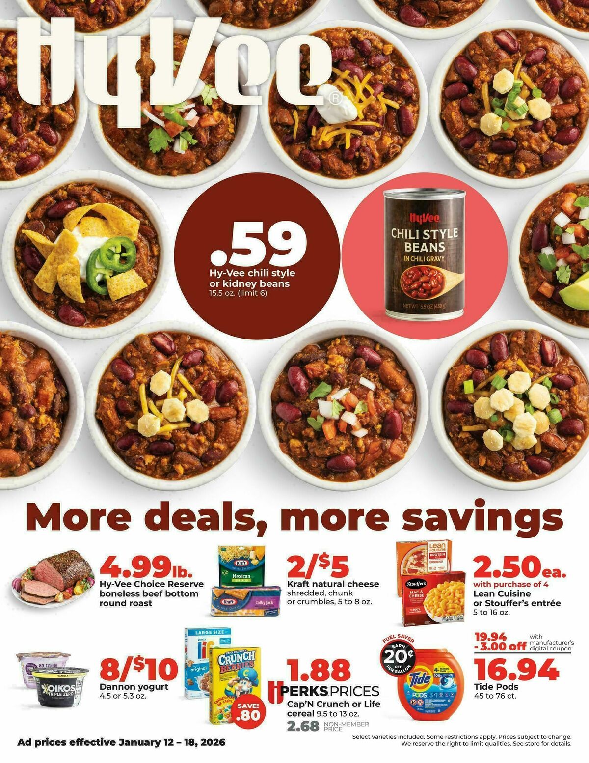 Hy-Vee Weekly Ad from January 12