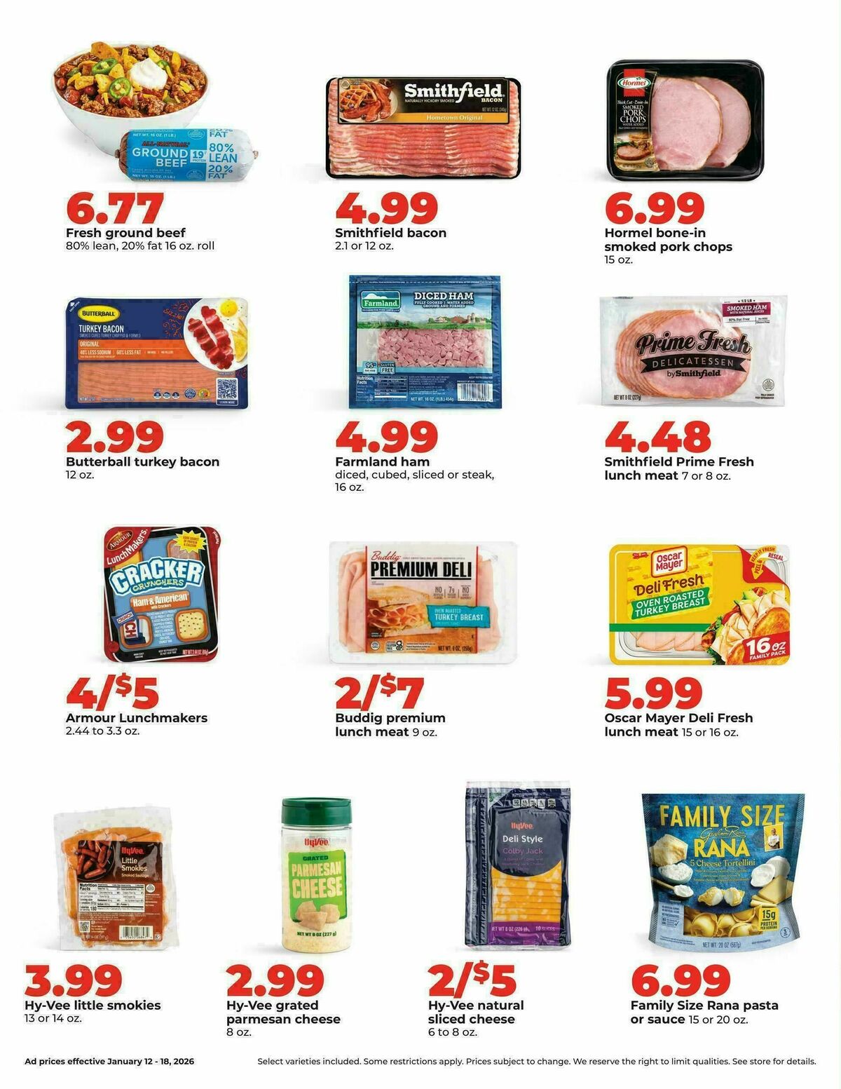 Hy-Vee Weekly Ad from January 12