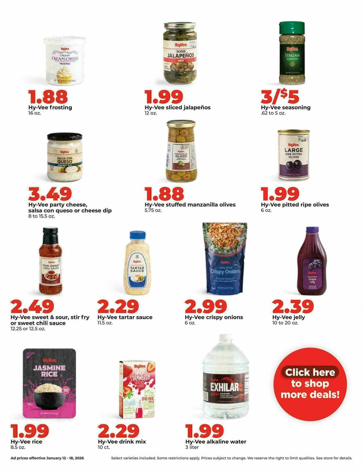 Hy-Vee Weekly Ad from January 12
