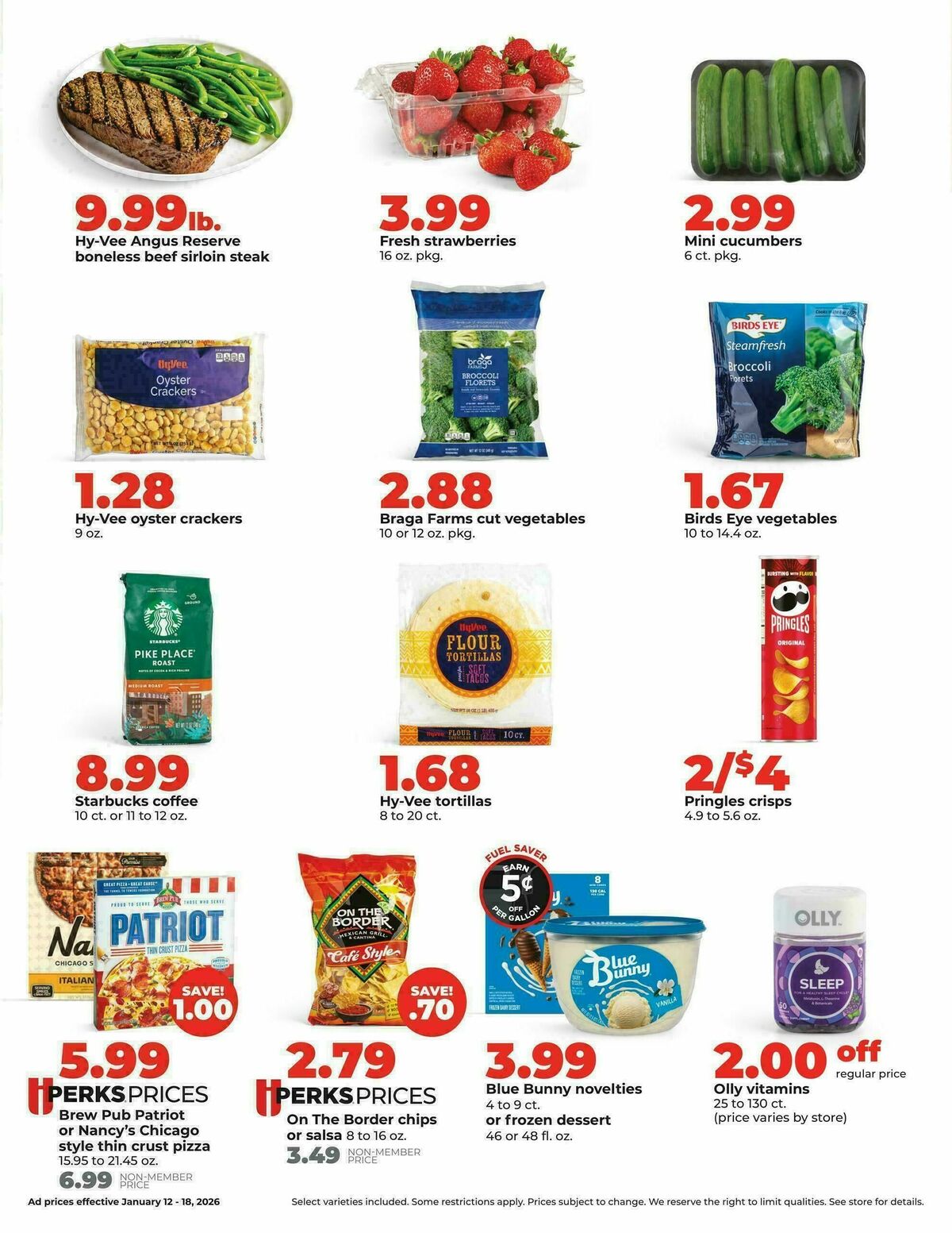 Hy-Vee Weekly Ad from January 12