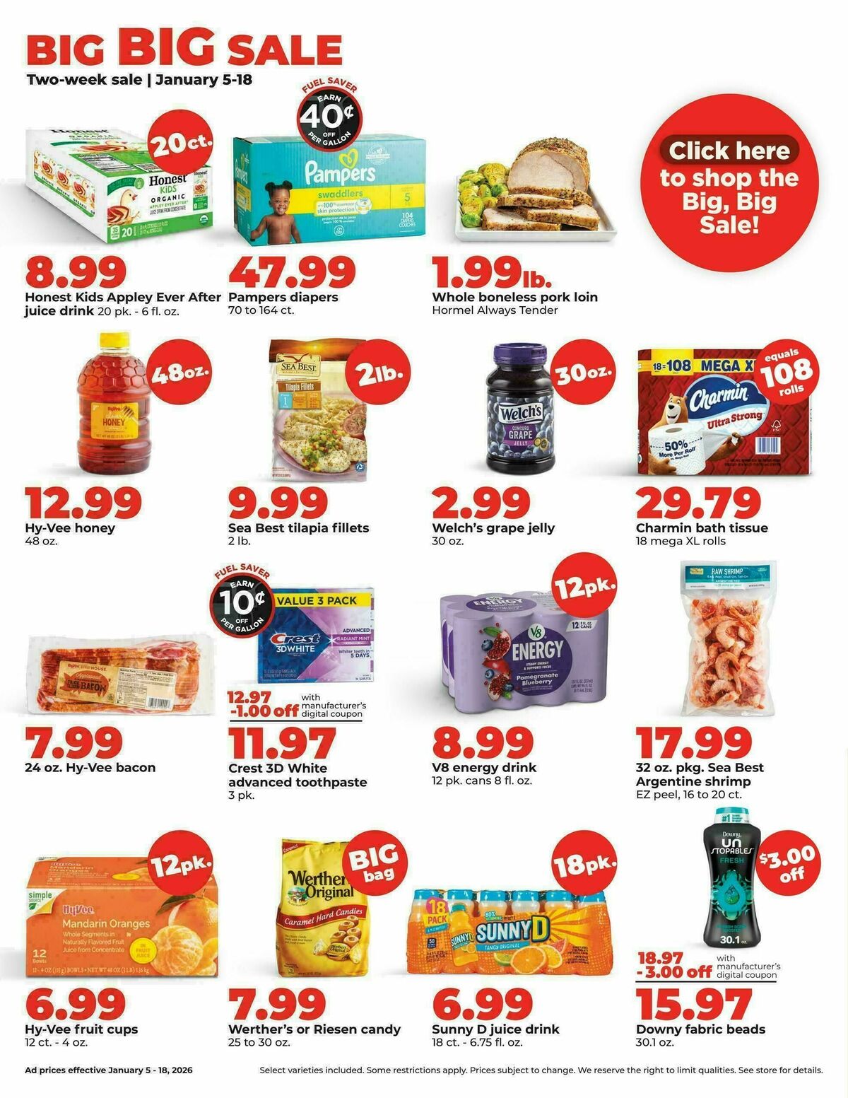 Hy-Vee Weekly Ad from January 12