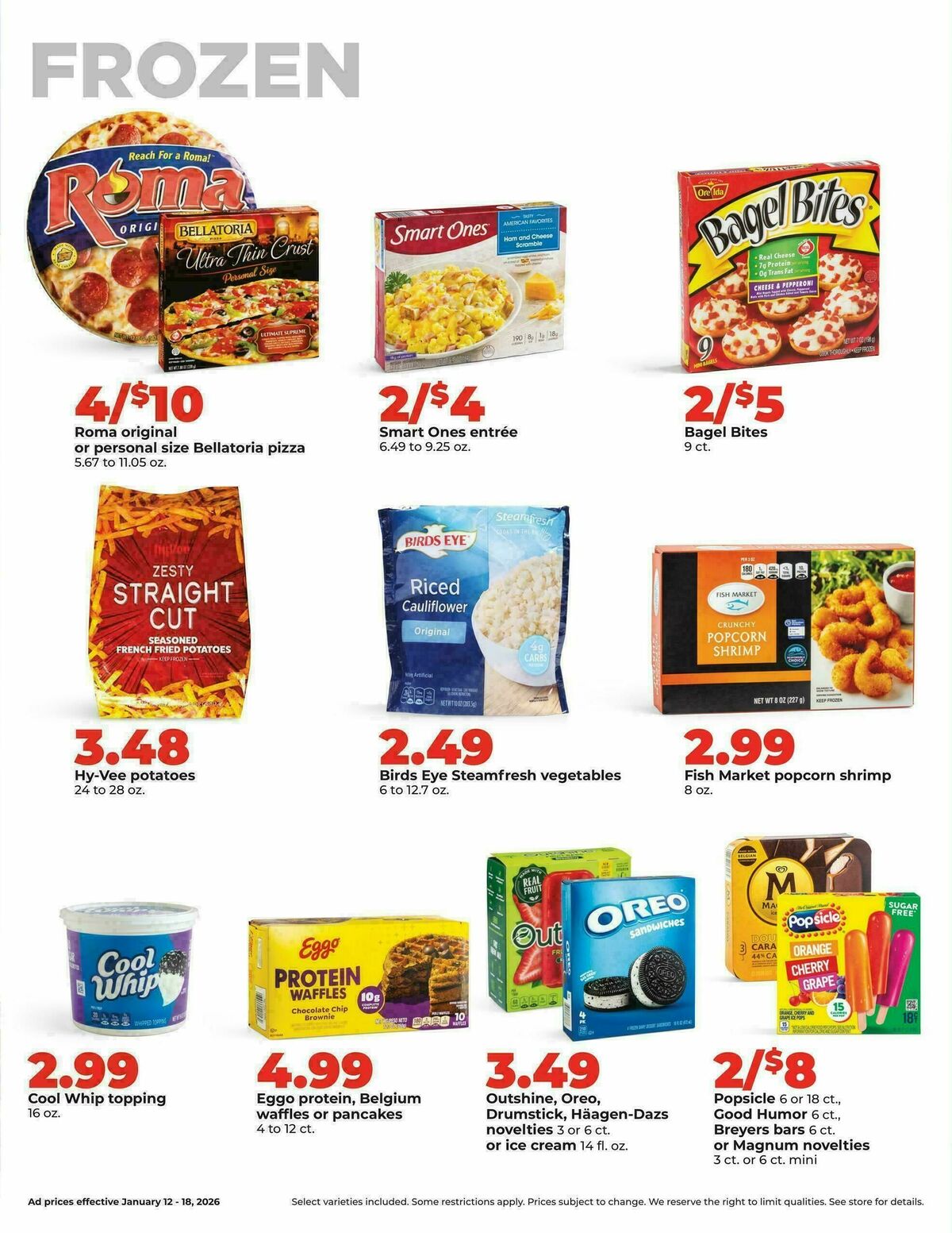 Hy-Vee Weekly Ad from January 12