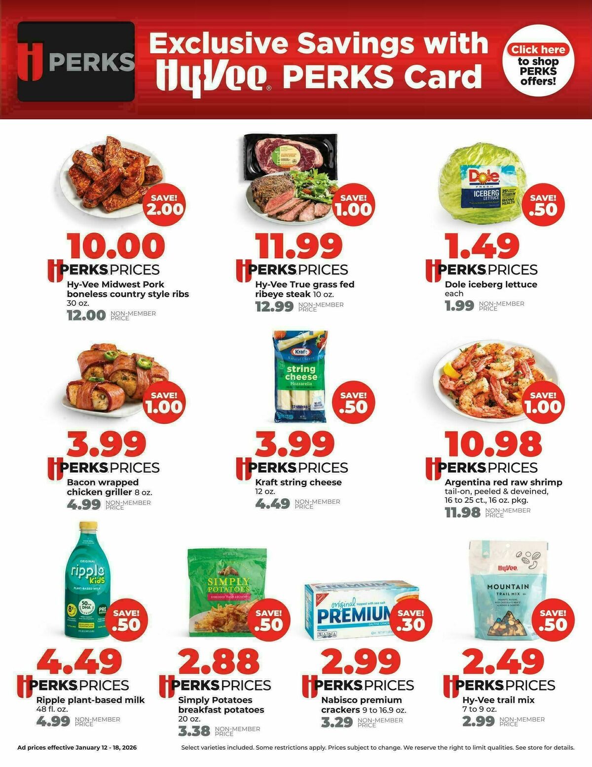 Hy-Vee Weekly Ad from January 12
