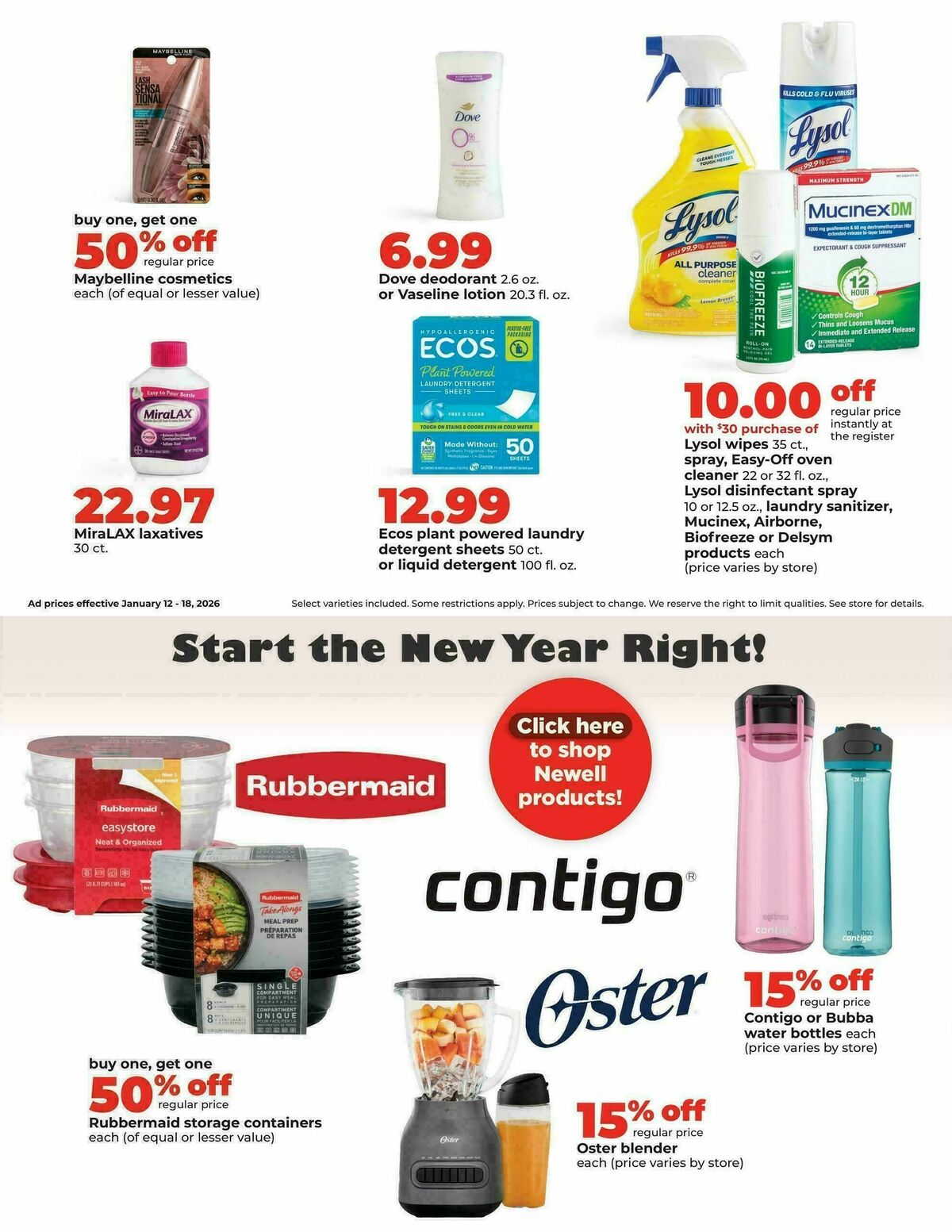 Hy-Vee Weekly Ad from January 12