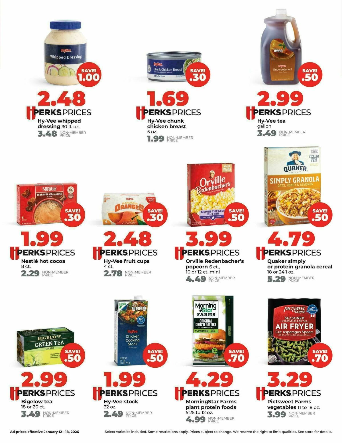 Hy-Vee Weekly Ad from January 12