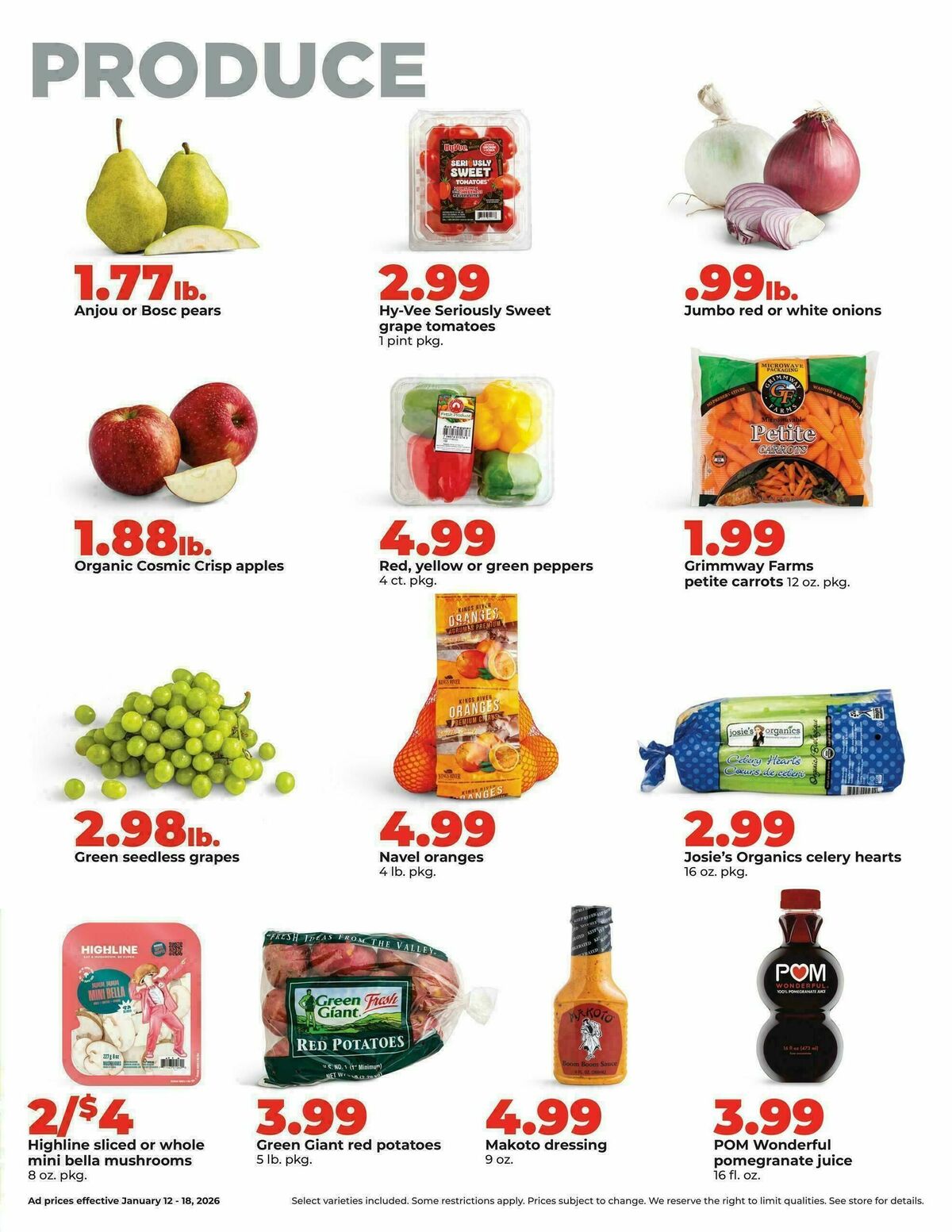 Hy-Vee Weekly Ad from January 12