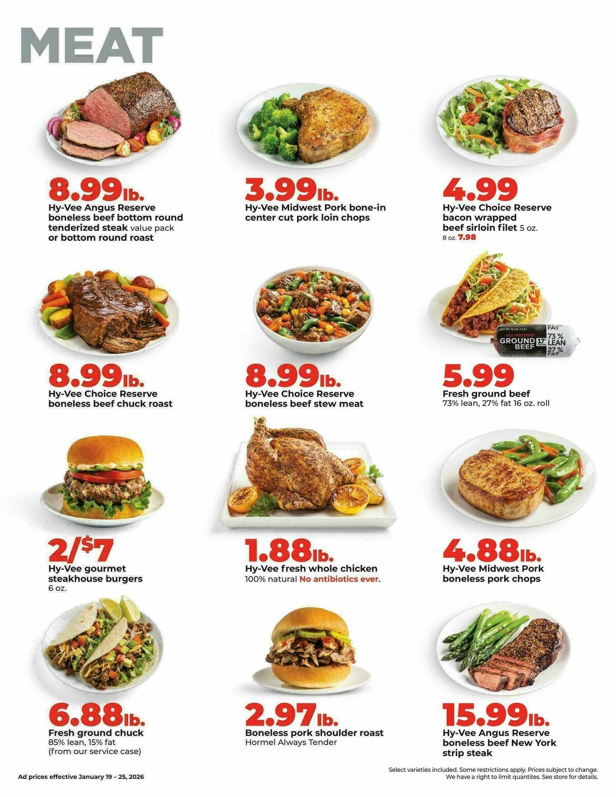 Hy-Vee Weekly Ad from January 19