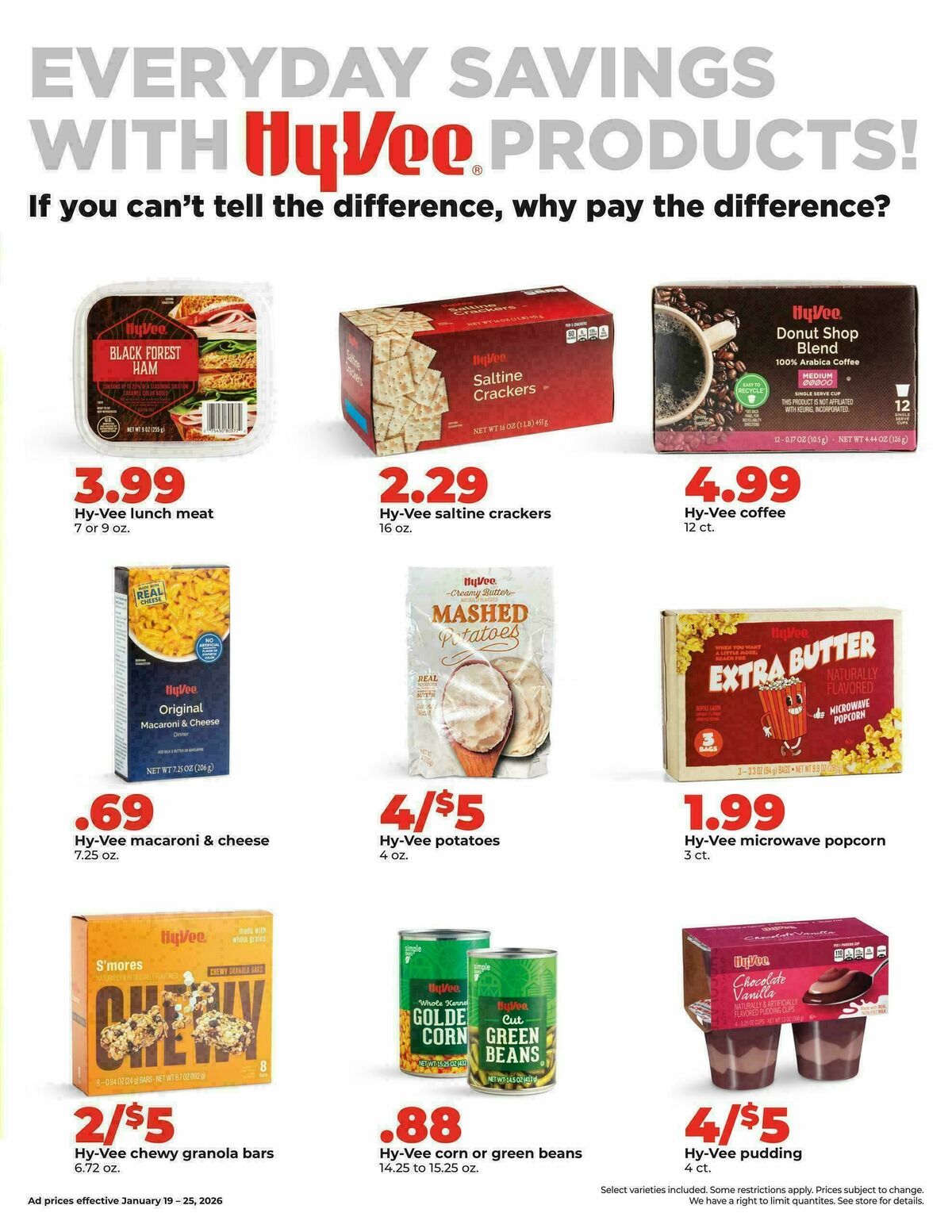 Hy-Vee Weekly Ad from January 19