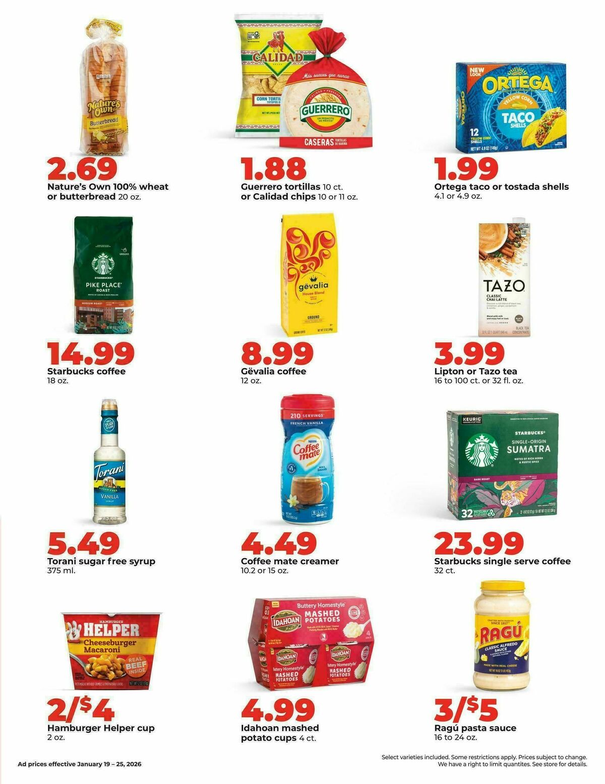 Hy-Vee Weekly Ad from January 19
