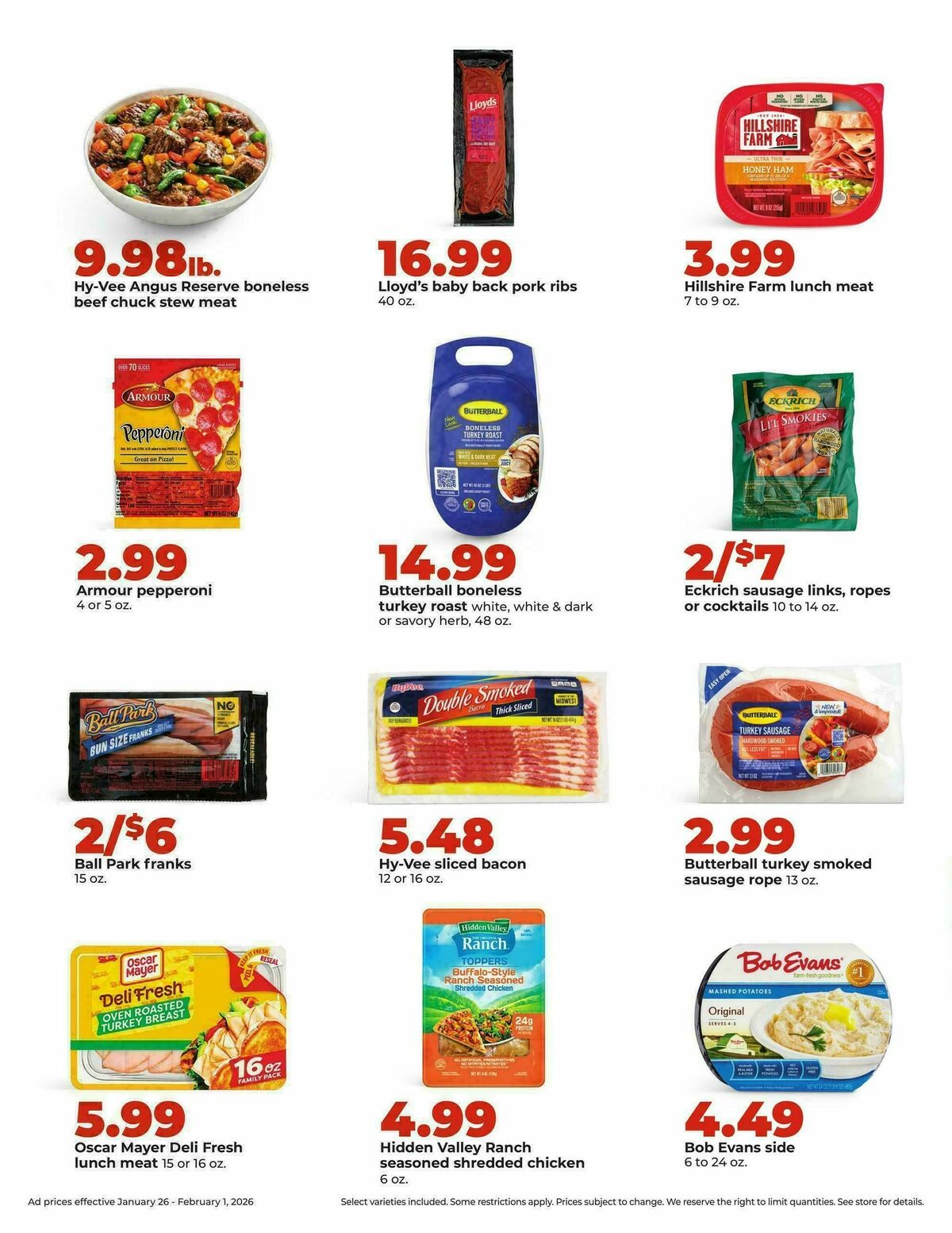 Hy-Vee Weekly Ad from January 26