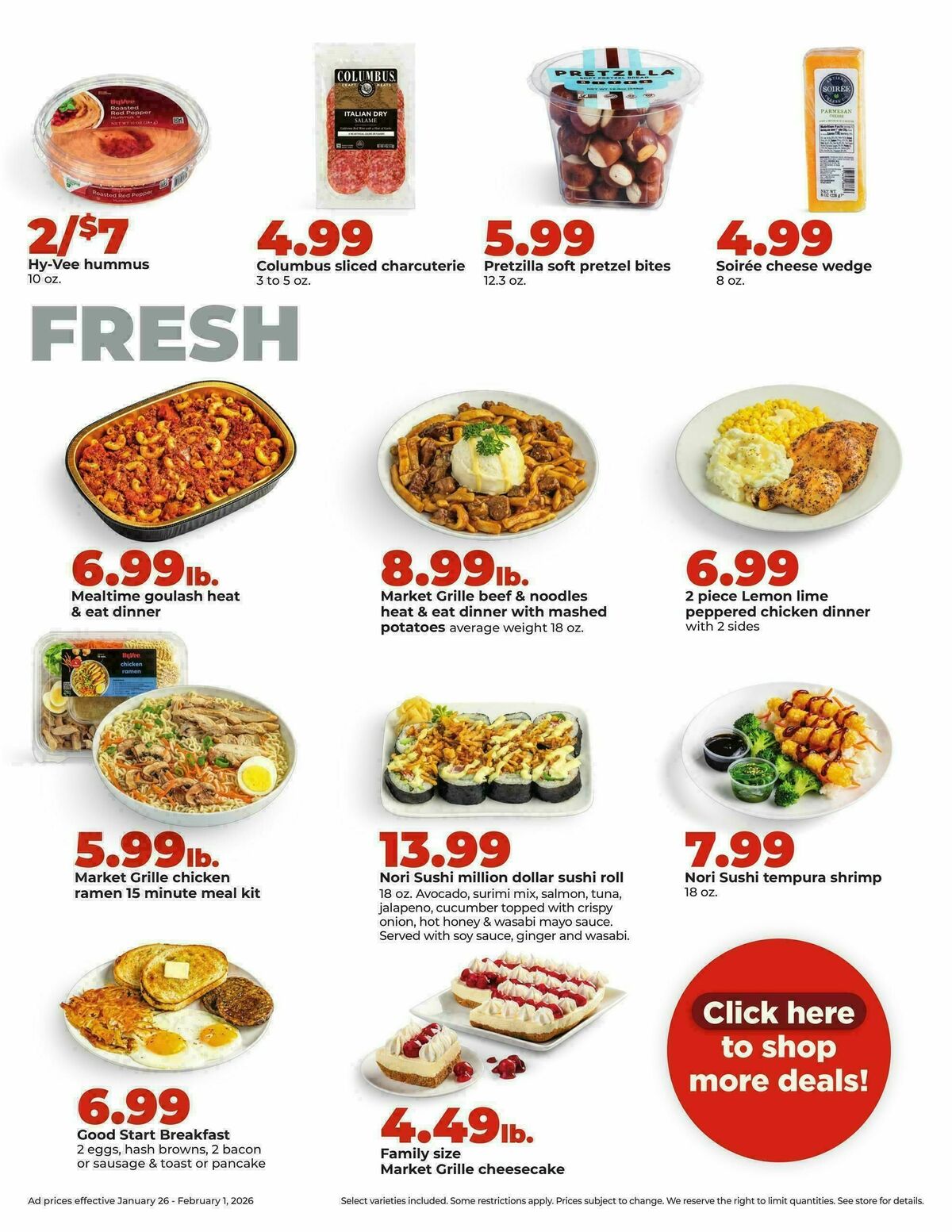Hy-Vee Weekly Ad from January 26