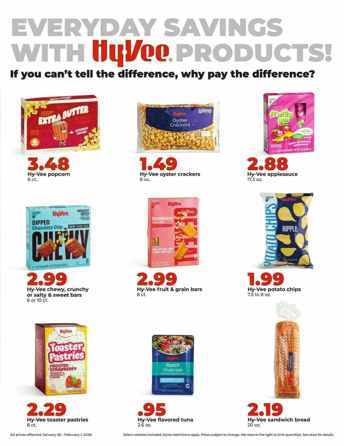 Hy-Vee Weekly Ad from January 26