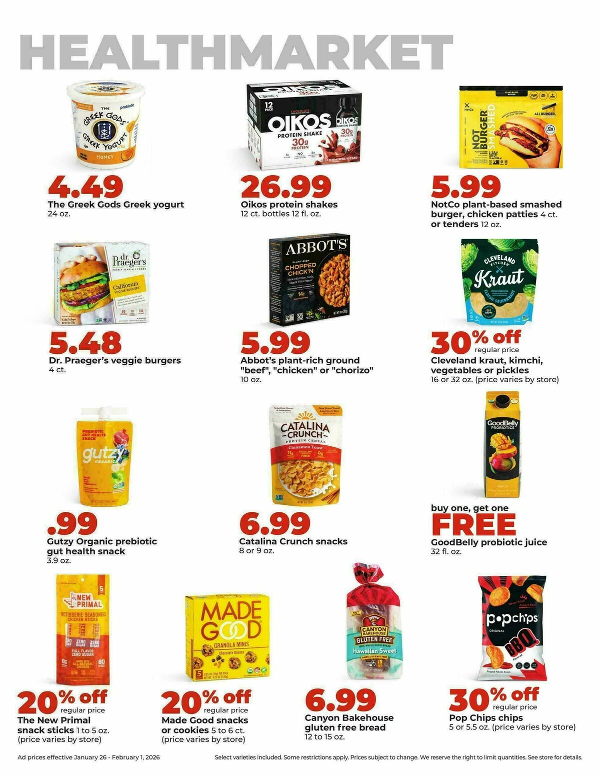 Hy-Vee Weekly Ad from January 26