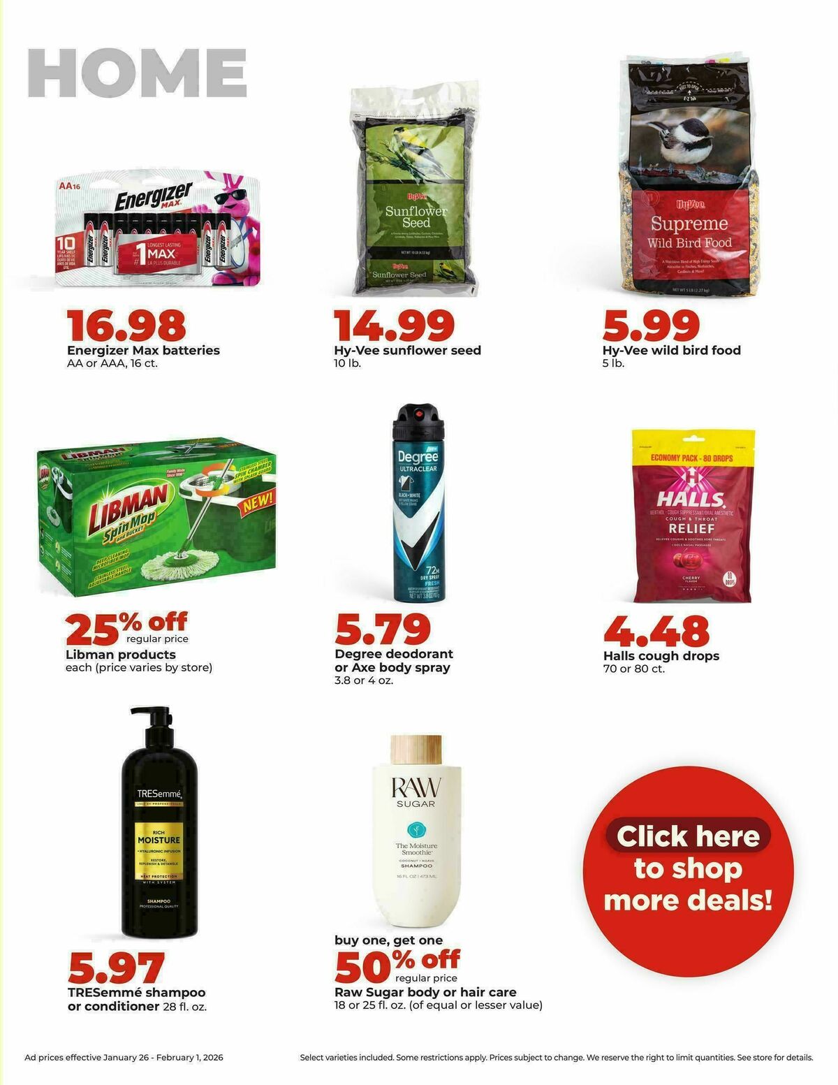 Hy-Vee Weekly Ad from January 26