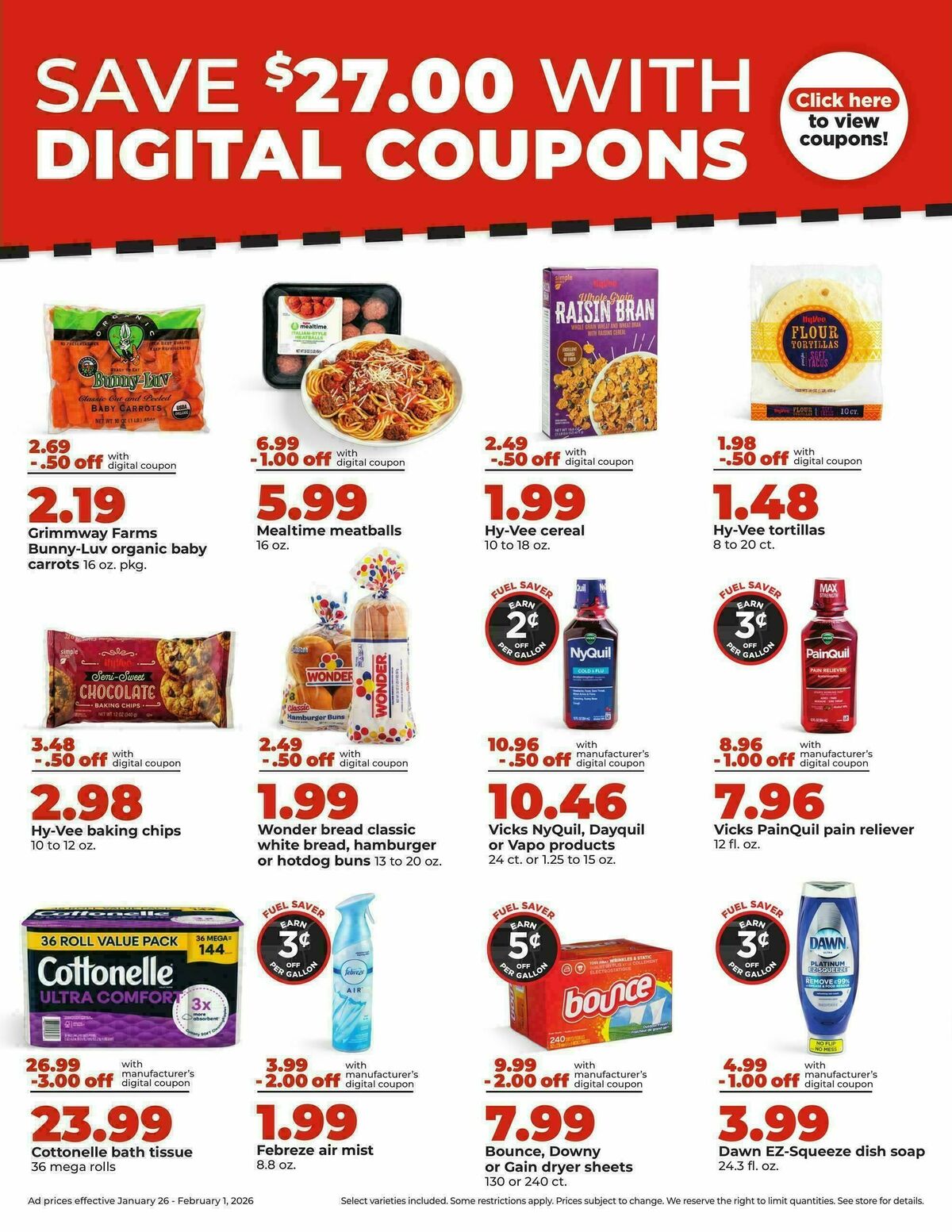 Hy-Vee Weekly Ad from January 26