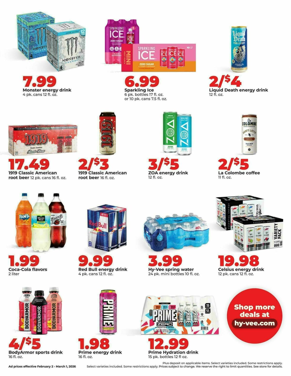 Hy-Vee Deals Good All Month Long Weekly Ad from February 2