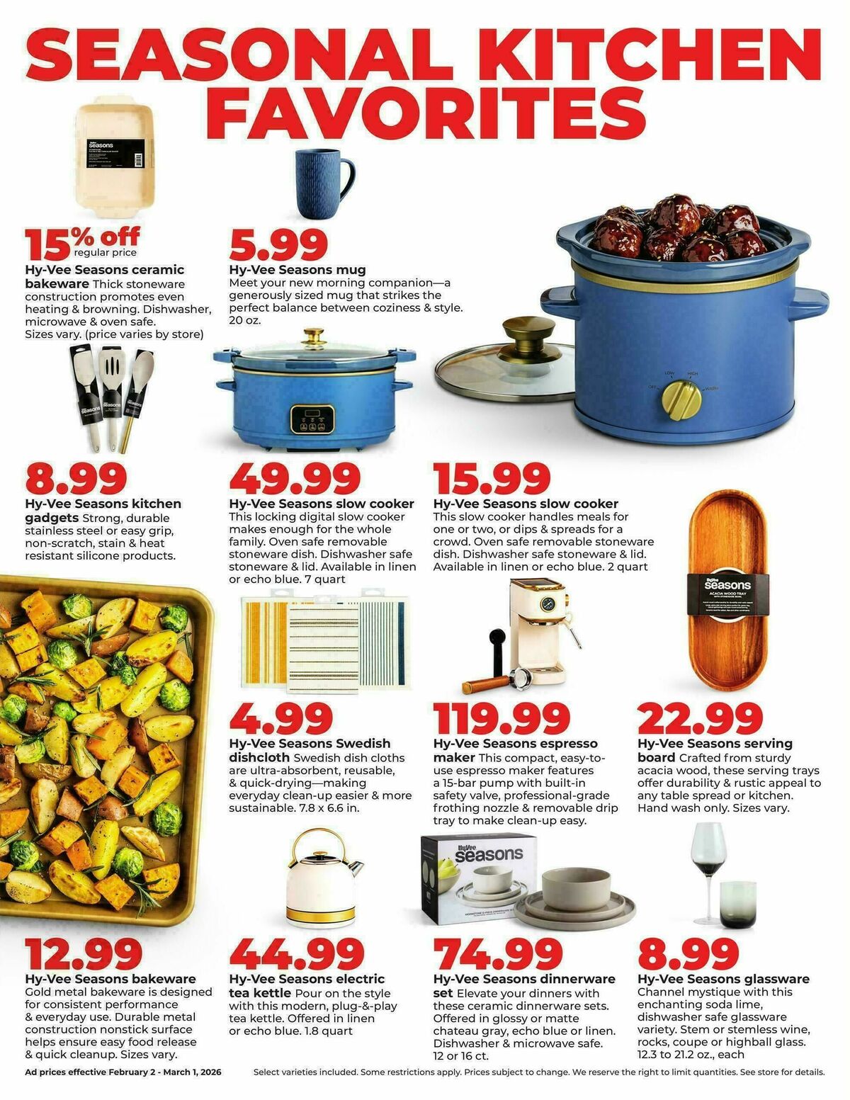 Hy-Vee Deals Good All Month Long Weekly Ad from February 2