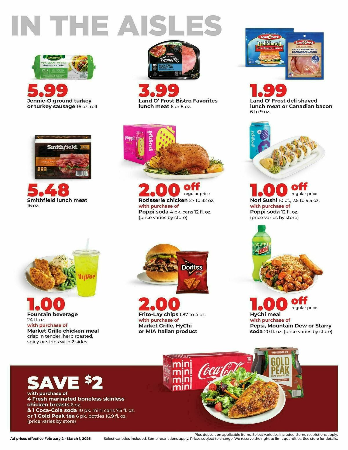 Hy-Vee Deals Good All Month Long Weekly Ad from February 2