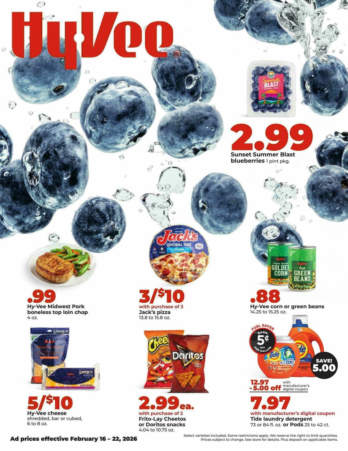 Hy-Vee Weekly Ad from February 16