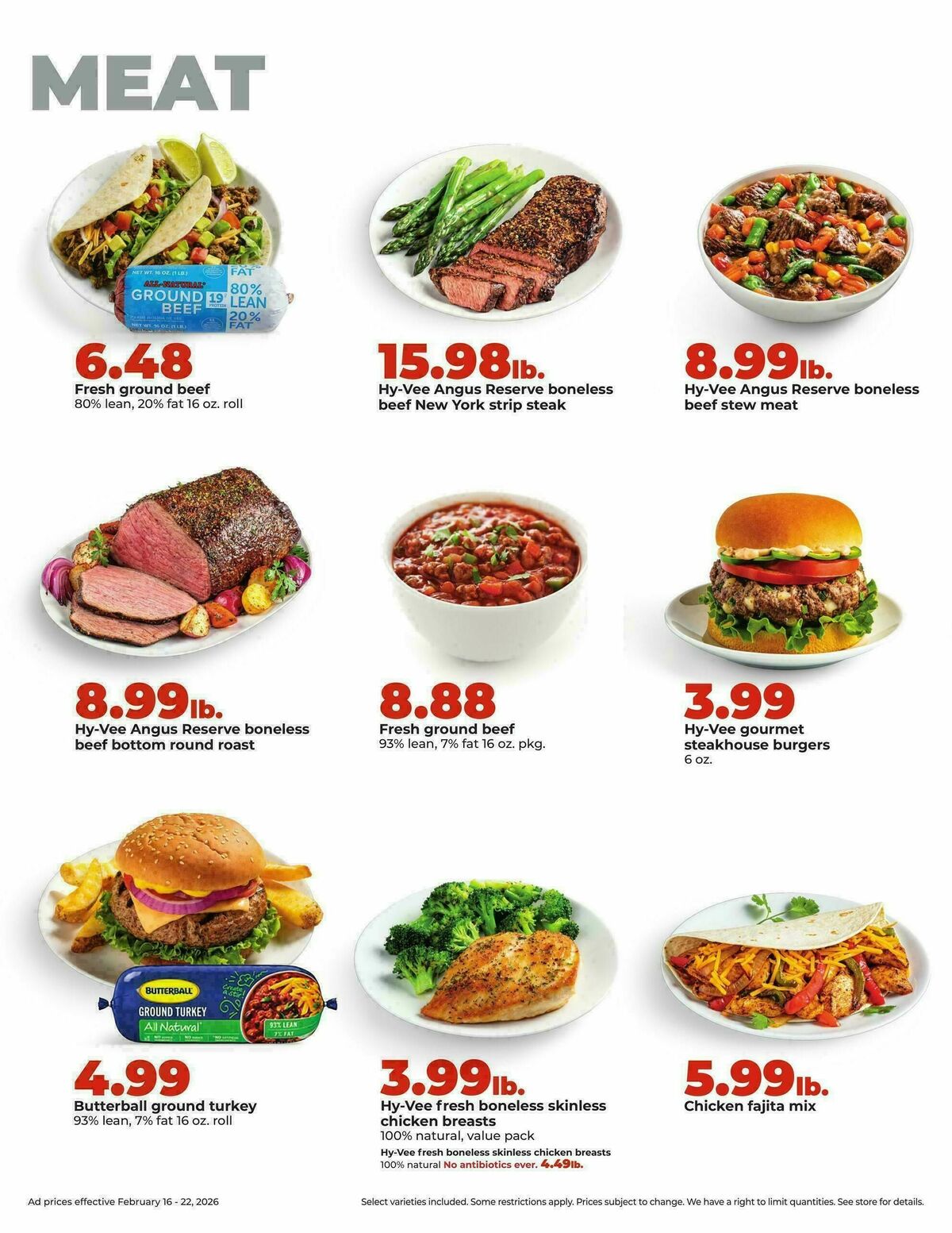 Hy-Vee Weekly Ad from February 16