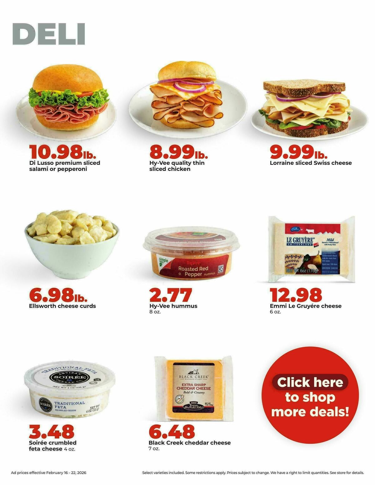 Hy-Vee Weekly Ad from February 16