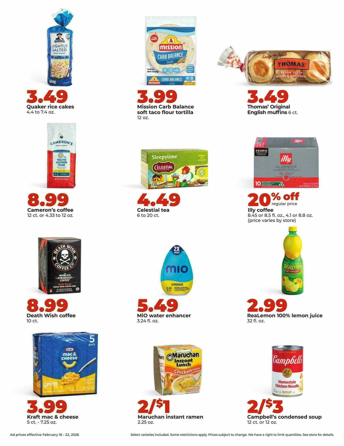 Hy-Vee Weekly Ad from February 16