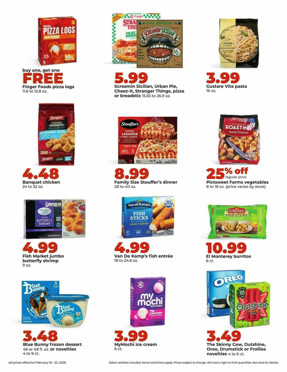 Hy-Vee Weekly Ad from February 16