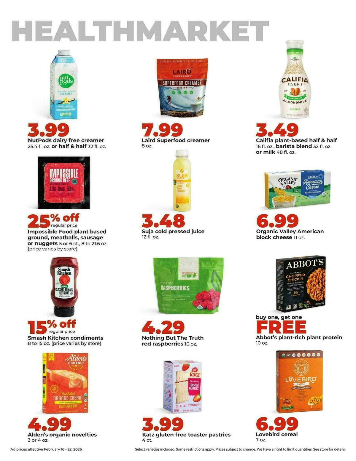 Hy-Vee Weekly Ad from February 16