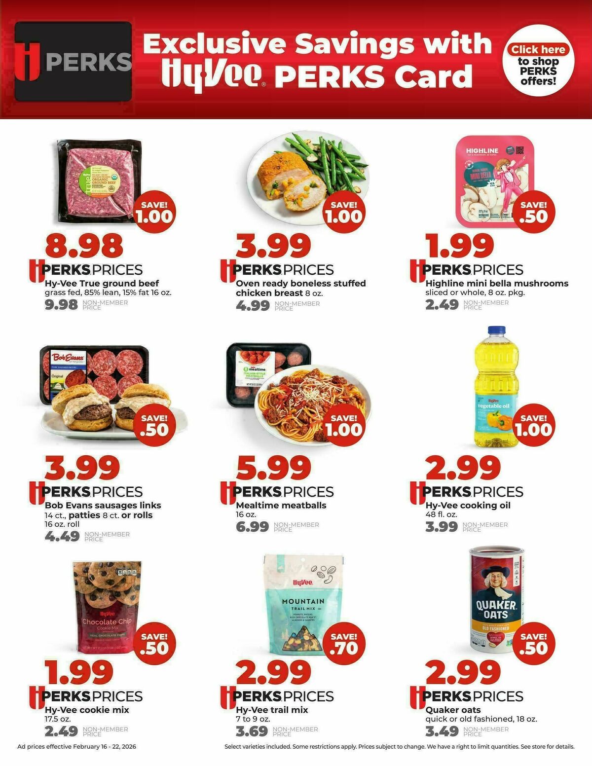 Hy-Vee Weekly Ad from February 16