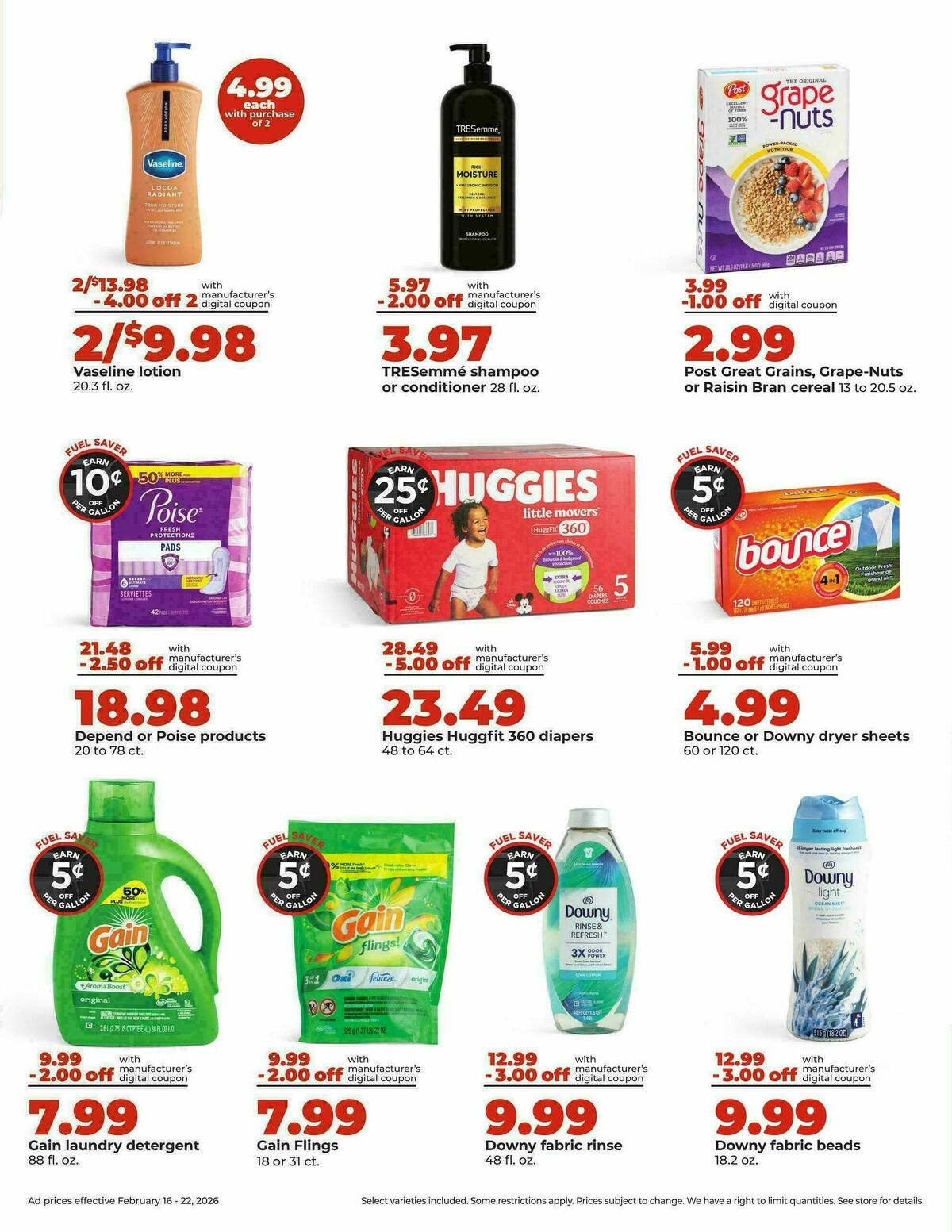 Hy-Vee Weekly Ad from February 16