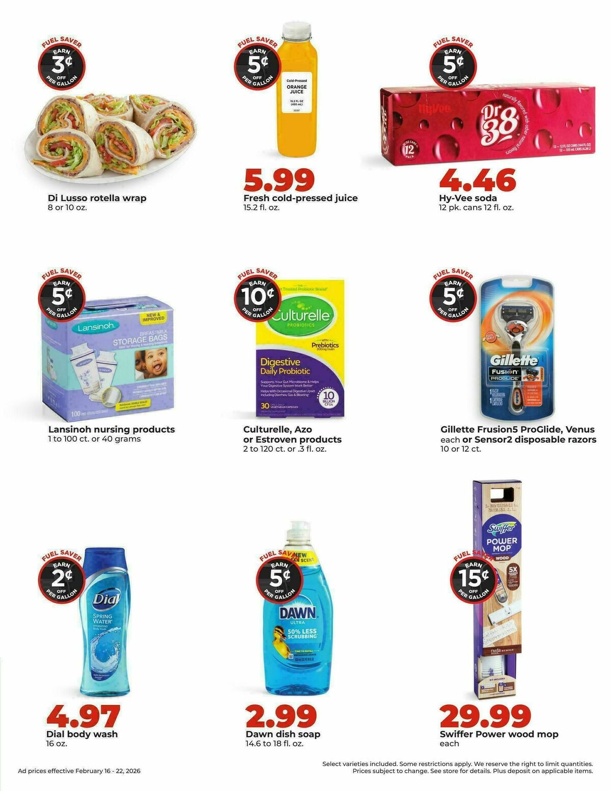 Hy-Vee Weekly Ad from February 16