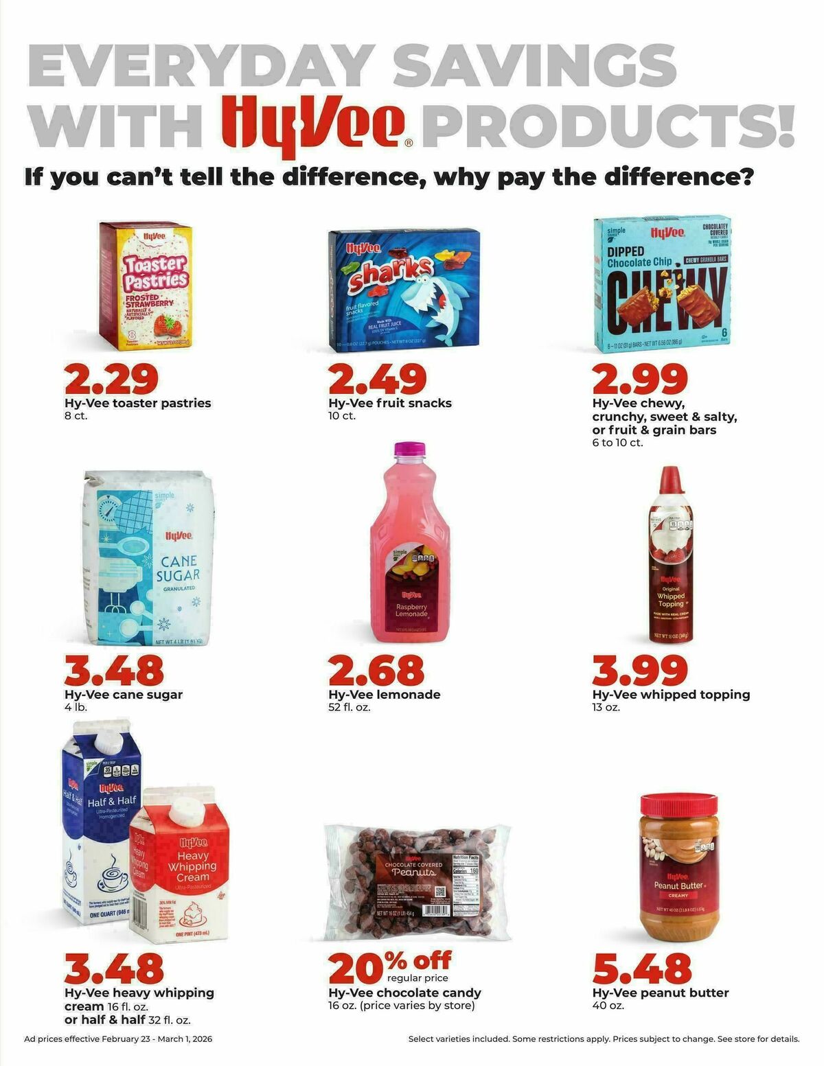 Hy-Vee Weekly Ad from February 23
