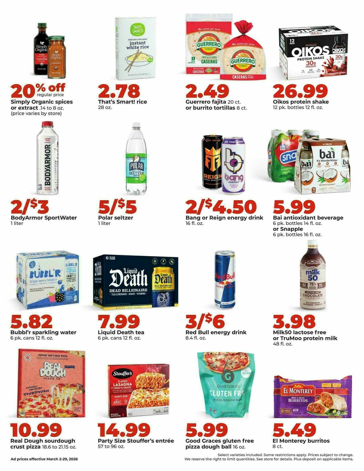 Hy-Vee Deals Good All Month Long Weekly Ad from March 2