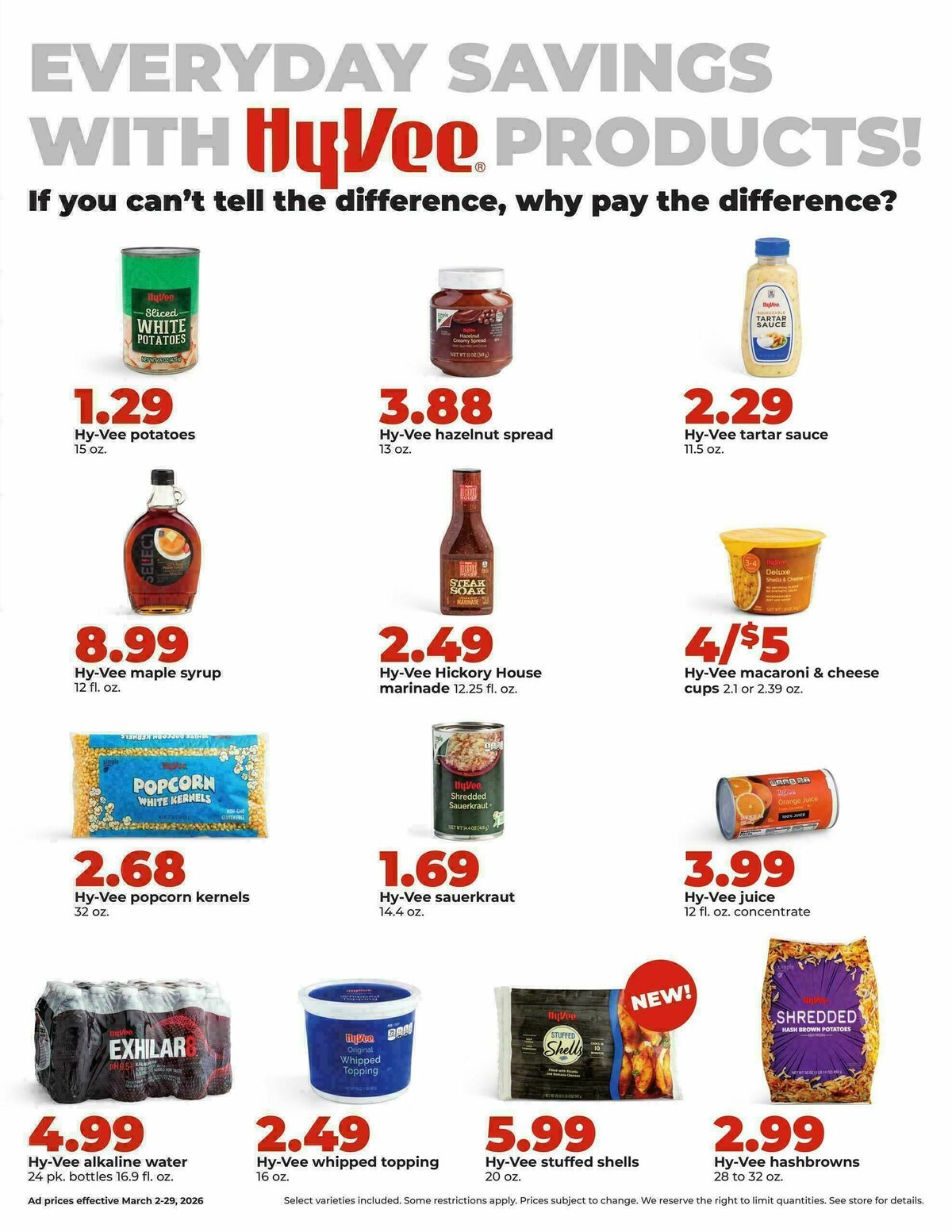 Hy-Vee Deals Good All Month Long Weekly Ad from March 2