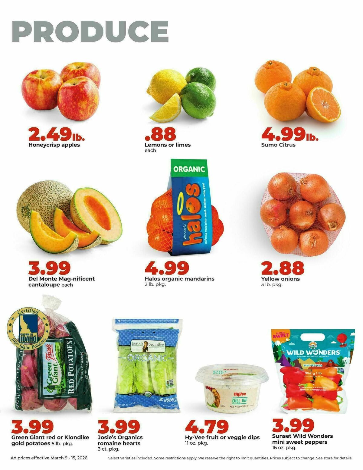 Hy-Vee Weekly Ad from March 9