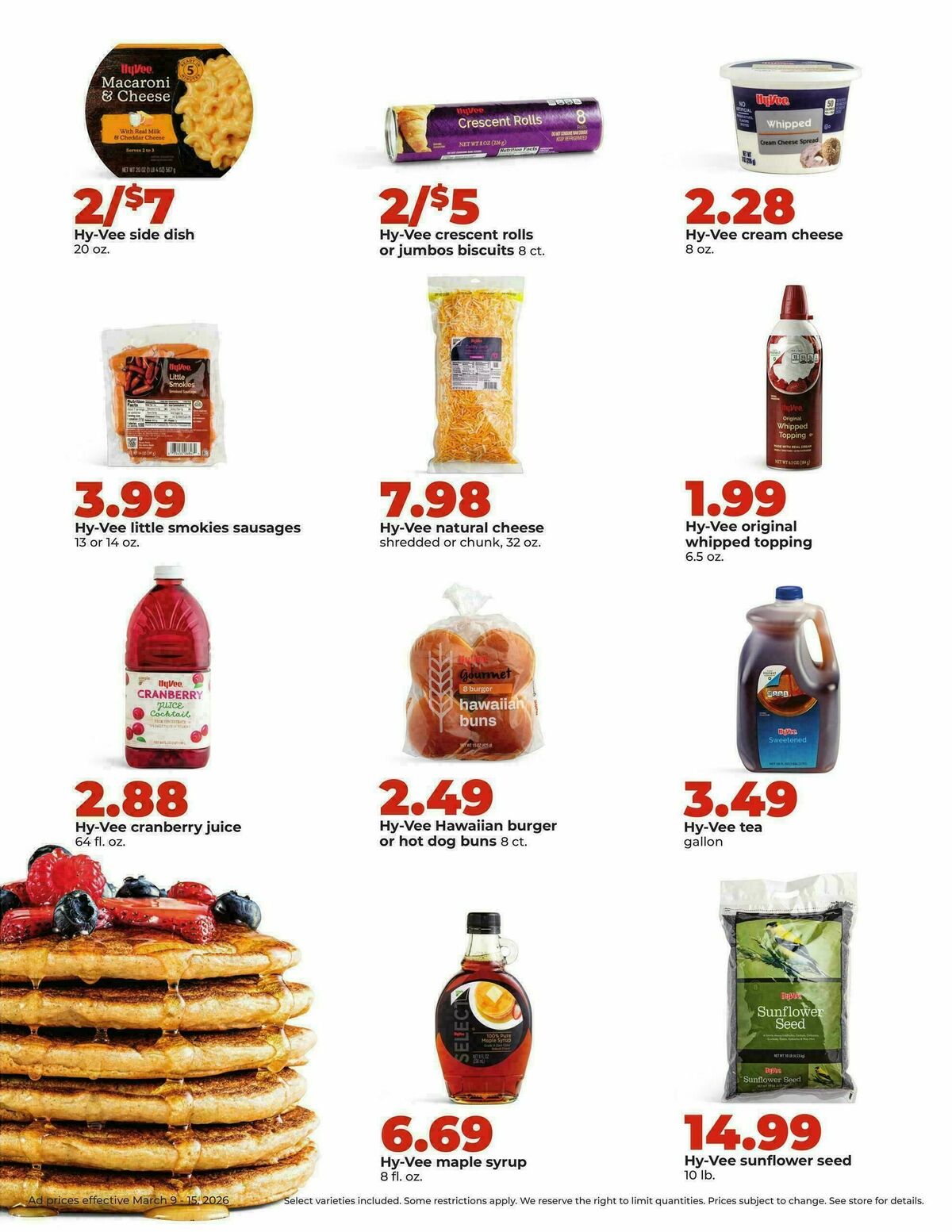 Hy-Vee Weekly Ad from March 9